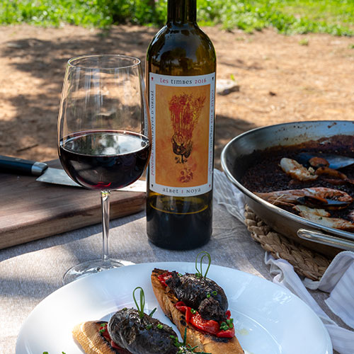 grilled meats and paella paired with spanish wines